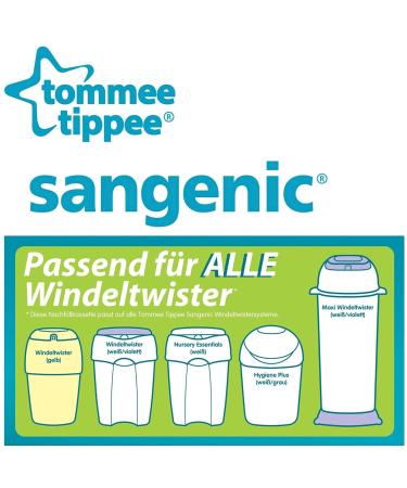 Sangenic Diaper Twister Refills - 9 Pack for MK3 MK4 & MK5 Cassettes | International Shipping Available - Buy Online on SooperMarket.com