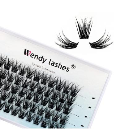 Individual Lashes C Curl Cluster Lashes 0.07mm 15mm DIY Lash Extensions Wide Stem Individual Eyelash Clusters Reusable Soft and Wispy Clusters Eyelash Extensions(FD-D29-0.07-C-15) RR-15mm D29-0.07-C
