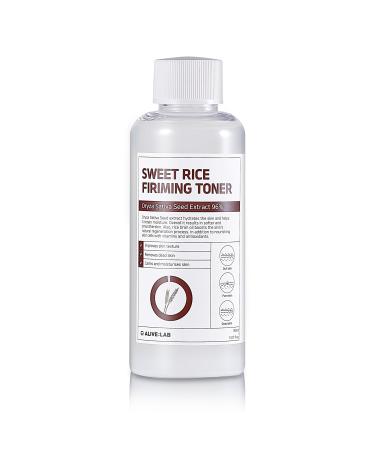 ALIVELAB Sweet Rice Firming Toner 5.07oz Pore Care Softens Firmness Hydration Toner