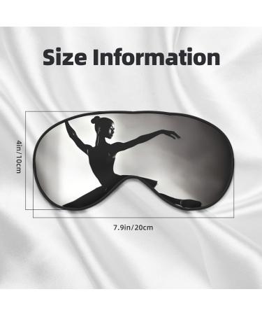 Ballerina Dance Soft Sleep Eye Mask | Breathable Eye Patch for Women | Perfect for Travel & Relaxation - Buy Online on SooperMarket.com