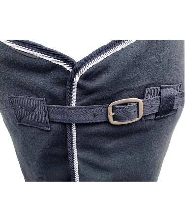 Marengos Economic Sweat Rug for Horses - Breathable Fleece Transport Blanket with Removable Cross Strap - Dark Blue 115cm - Buy Online on SooperMarket.com