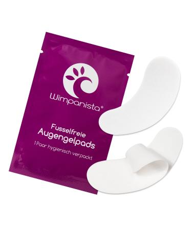 Wimpanista eye pads 50 pairs for eyelash extension lint-free dynamic fit with aloe extract