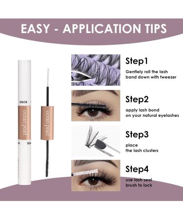 DIY Lash Extension Kit - 320 Pcs Natural Individual Lashes (10-16mm) with C/D Curl Glue & Tools for Home Use | Perfect for Beginners - Buy Online on SooperMarket.com