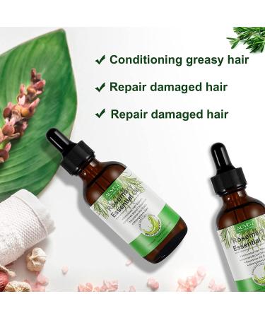 Advanced Rosemary Oil for Hair & Skin Care - 100% Pure, Nourishes Scalp, Stimulates Growth, Improves Blood Circulation - Buy Online on SooperMarket.com