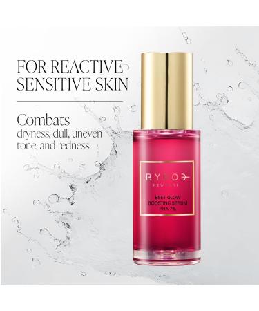 BYROE Beet Glow Boosting Face Serum - Brightening Vegan Serum with Peptides & Vitamin C | Target Redness & Dullness for Smooth Complexion | 1.01 Fl Oz - Buy Online on SooperMarket.com