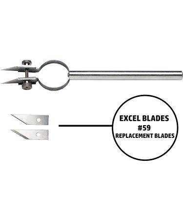 Excel Blades 30608 Dual Strip Cutter - Adjustable Width Twin Blade Knife for Paper, Clay & More - Buy Online on SooperMarket.com