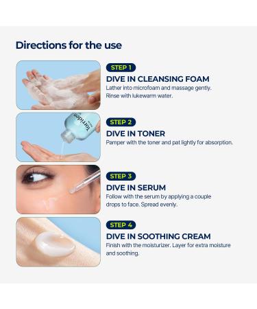 Torriden DIVE-IN Trial Kit | Hyaluronic Acid Skincare Set | Vegan & Hypoallergenic Korean 4-Step Regimen - Buy Online on SooperMarket.com