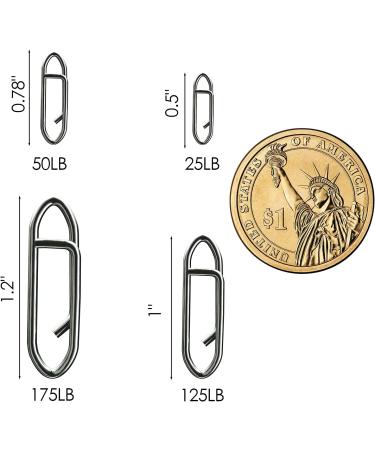 Dr.Fish Stainless Steel Fishing Power Clips - 25LB Micro Quick Snap Connectors 20 Pack - Buy Online on SooperMarket.com