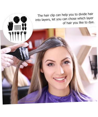 Mikinona 1 Set Hair Coloring Tools Hairdressing Clips Hair Mixing Bowl Hair Tinting Bowl Hair Color Brush Dye Mixing Bowl Professional Styling Tools Hair Coloring Kit Plastic Hair Dye Cloak - Buy Online on SooperMarket.com
