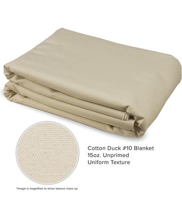 Large Unprimed Cotton Duck Deluxe Canvas Blanket - 72 x 6 Yards - 7oz | Ideal for Painting, Drawing, Stretching | Creative Mark - Buy Online on SooperMarket.com