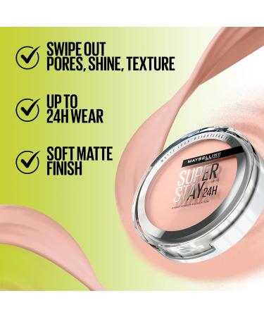 Maybelline SuperStay 24H Hybrid Powder Foundation 40 - Medium to Full Coverage, Long-lasting & Sweat Resistant - Buy Online on SooperMarket.com