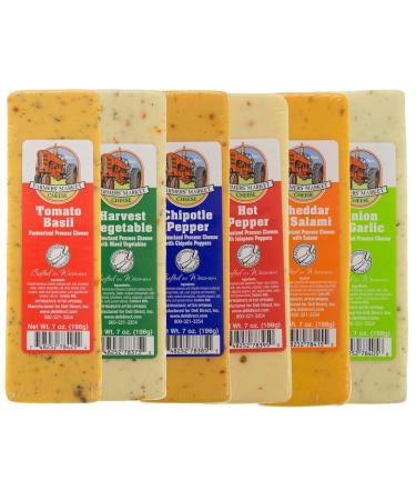 Wisconsin Cheese Blocks - 6 Pack Assorted (New Flavors)