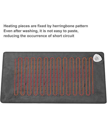 Atyhao Heated Blanket Electric Heating Pad for Pain Relief (EU Plug 220V Gray) | Stay Warm Without Overheating - Buy Online on SooperMarket.com