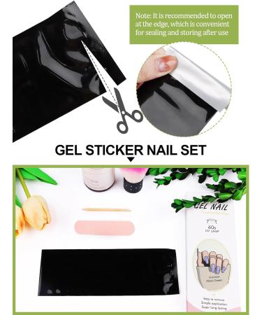 Kalolary Lavender Gel Nail Polish Strips - 20 Self-Adhesive Wraps with Nail File and Stick - Buy Online on SooperMarket.com