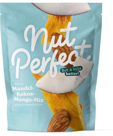 Nut Perfect |Almond-Kokos Mango-Mix |Natural |Tropical-fruity taste experience |Fruity-acidic snack |Bio-Mango |Bio-coconut |Almonds from Spain |100 g