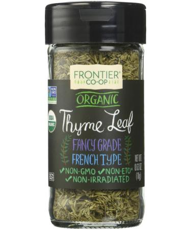 Frontier Organic Thyme Leaf Spice - Flakes - 0.8 Ounces 0.8 Ounce (Pack of 1)