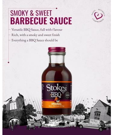 Stokes Original BBQ Sauce 3PK Rich & Smoky Barbecue Sauce Perfect As A Sauce Or Dip Award Winning Original Barbecue Sauce Marinade Thick & Sweet BBQ Sauce Made With Honey 315g Glass Bottle - Buy Online on SooperMarket.com