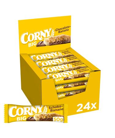 Cereal bar Corny BIG chocolate-banana with chocolate and banana large pack 24x50g
