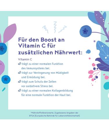 Water Booster Beverage Mix with Vitamin C | A a Blueberry Flavor | Low Calorie & Sugar | 12x2.5g Pack - Buy Online on SooperMarket.com