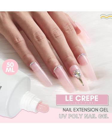 Makartt Poly Nail Gel 50ML Natural Pink Builder Gel Nail Gel Trendy Nail Art Design Nail Extension Gel Salon Nail Easy DIY at Home P-21 - Buy Online on SooperMarket.com