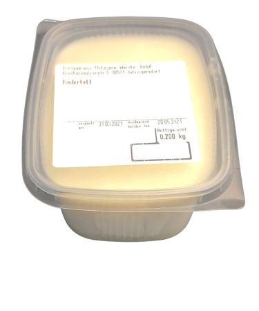 Beef fat / beef tallow / beef lard / tallow homemade (200gr) in the Franconian artisan butcher shop 200.0 grams