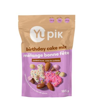 Yupik Birthday Cake Mix 185 g Sweet Snacks Festive Blend with Sprinkle Sugar Cookies Shortbread Chocolate Almonds Chocolate Confetti Bites Happy Birthday Party Treat Unique Snacks