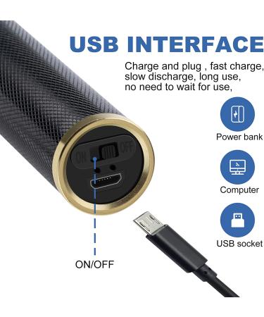 YOGINGO Professional Hair Trimmer for Men - USB Cordless Rechargeable Grooming Kit - Zero Gapped Beard Trimmer and Baldhead Shaver - Black - Buy Online on SooperMarket.com