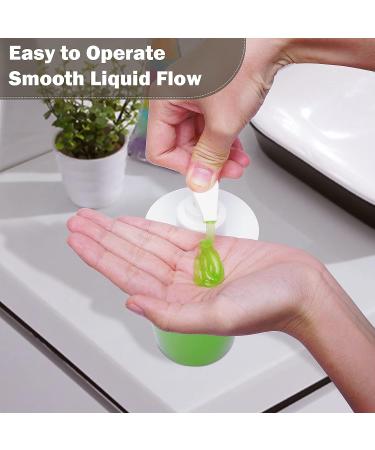16oz Empty Pump Bottles 2 Pack - Refillable Plastic Soap Dispenser for Shampoo, Lotion, Body Wash - Includes Labels - Cleaning Solutions - Buy Online on SooperMarket.com