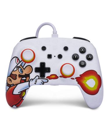 PowerA Enhanced Wired Controller for Nintendo Switch - Fireball Mario