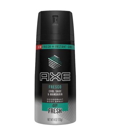 Axe Fresco Deodorant Body Spray - Cool Sage & Mandarin - 4 OZ (113g) - Pack of 3 - Buy Online on SooperMarket.com