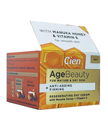 Cien Age Beauty Anti-Ageing Firming Regenerating Day & Night Cream With Manuka Honey + Vitamin E - 50ml (Day Cream)