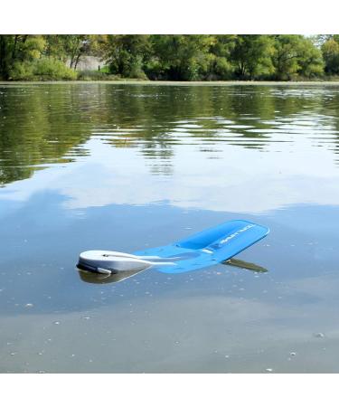 Tidal Wake XLR8 Wake Surf Shaper - For Inboard Boats | Floating Wakesurf Creator - Silver/Black Fin - Buy Online on SooperMarket.com