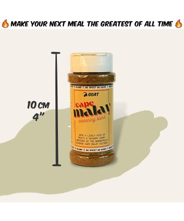 Cape Malay Curry Flavoured Seasoning Blend and Rub. Ideal for meat & vegetables. 75g Shaker. An authentic taste of South African Malay Culture. - Buy Online on SooperMarket.com