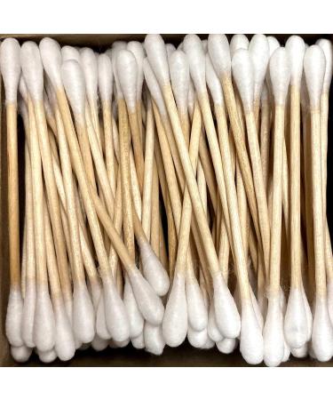400 Eco-Friendly Bamboo Cotton Swabs | Sustainable Ear Buds for Safe Cleaning - Buy Online on SooperMarket.com