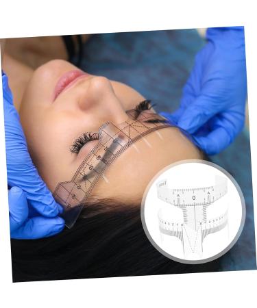 WOFASHPURET 10pcs Eyebrow Design Ruler Beauty Tools Brow Ruler Sticker Eyebrow Shape Face Ruler Measurer Shaping - Buy Online on SooperMarket.com