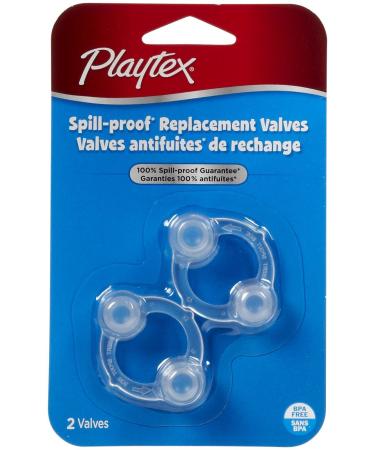 Playtex Sip Ease Replacement Valve-Clear-Circular-2 Count