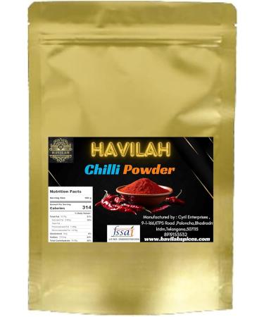 Havilah Chilli Powder/Chilly Powder | Lal Mirchi/Karam/Kara Powder | 475 g | No Added Preservatives & Colours - Buy Online on SooperMarket.com