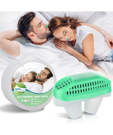 Chin Straps Devices -2023 Snore Nose Vent Plug Anti Snoring Devices Snoring Solution for CPAP Users Stop Snoring Work for Men Women Anti Snore Device