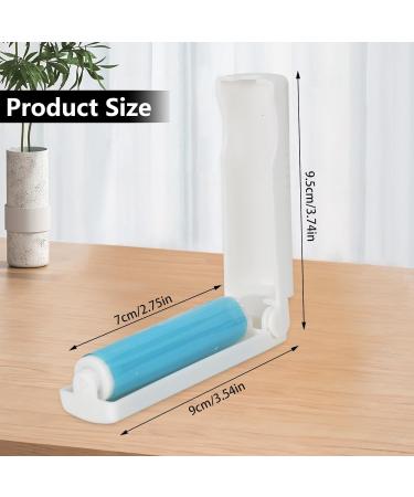 4-Piece Reusable Washable Lint Roller Set - Portable Sticky Rollers for Furniture Carpets & Clothes Cleaning - Buy Online on SooperMarket.com