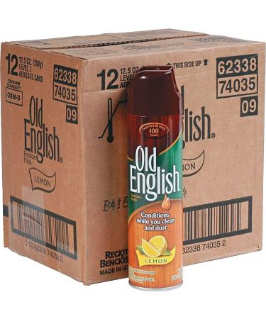 Old English Furniture Polish - Lemon Scent 12.5oz (Pack of 12) | Premium International Shipping - Buy Online on SooperMarket.com