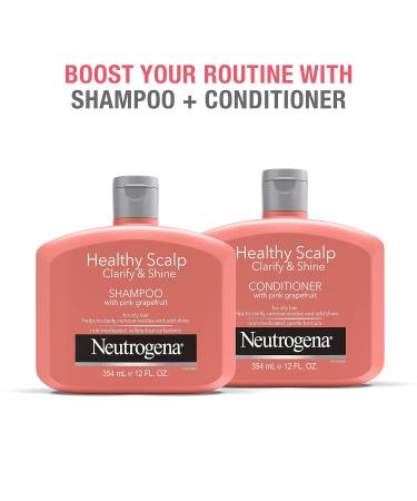 Neutrogena Healthy Scalp Clarifying Conditioner with Pink Grapefruit 12oz - Paraben & Phthalate-Free - For Oily Hair - Color-Safe - Buy Online on SooperMarket.com