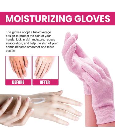 Moisturizing Beauty Gloves for Dry Hands Reusable Hydrating Cracked Hand Healing Gloves Overnight Sleeping Glove Nighttime Lotion Eczema SPA - Buy Online on SooperMarket.com
