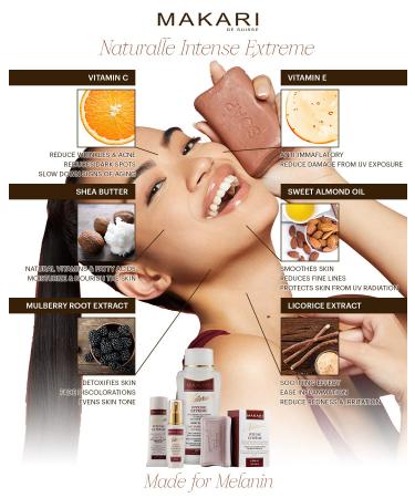 MAKARI Naturalle Intense Extreme Gift Set - Rejuvenating Skin Care with SPF15 | 4 Piece Botanical Facial Kit for Dry to Normal Skin - Buy Online on SooperMarket.com