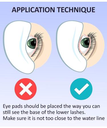 Stacy Lash Premium Under Eye Gel Pads for Eyelash Extension - 100 Pairs Set with Vitamin C and Aloe Vera - Lint Free Hydrogel Eye Patches for Skin Moisturization - Buy Online on SooperMarket.com