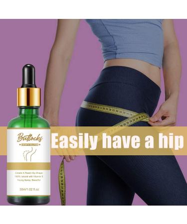 Hip Lift & Butt Firming Essential Oil | Natural Herbal Formula for Women | Cellulite Removal & Enhancement - Buy Online on SooperMarket.com