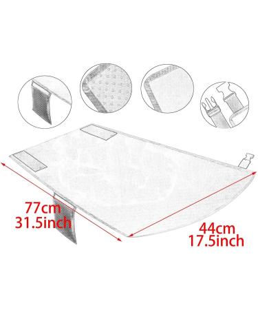 Colcolo Aircraft Footrest for Children | Toddler Aircraft Bed & Leg Support | Foldable & Compact Seat Cover | Travel Essential in Black - Buy Online on SooperMarket.com