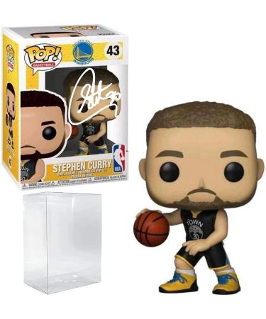 Stephen Curry #43 Facsimile Signed Laser Autographed Funko POP! Basketball NBA Golden State Warriors Figurine with Protector Case - Buy Online on SooperMarket.com
