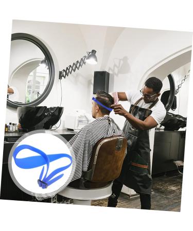 PLAFOPE Haircut Shaving Template Fade Guide for Men Silicone Fade Guide Neckline Shaving Template Hair Cutting Guide Headband Adjustable Hair Trimming Guide Haircut Guide Headband - Buy Online on SooperMarket.com