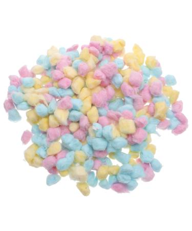Balacoo 1 Pack Nail Polish Remover Balls Cotton Balls Fuzzy Balls for Crafts Baby Plush Ball Green and Dyes Clean