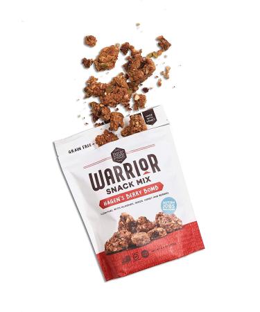 BeeFree Warrior Mix Chunky Granola Bites - Paleo, Low Carb, Grain Free | Hagens Berry Bomb Flavor | 9oz Bags, 3 Pack - Buy Online on SooperMarket.com